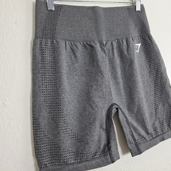 Gymshark Vital Seamless High Waisted Biker Shorts Dark Gray NWOT Size XL - Picture 5 of 8